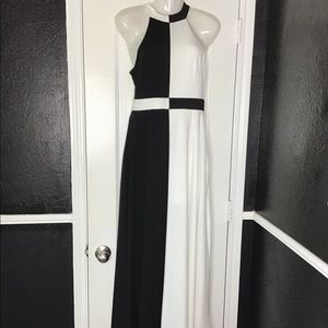 Black & White Maxi Dress